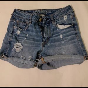 American Eagle Super Stretch Hi-Rise Shorts!